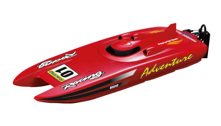 Amewi Rennkatamaran Adventure - Betriebsbereit (RTR) - Rot - Boot - Elektromotor - 2.4 GHz - Lítium-Ión (Li-Ion)