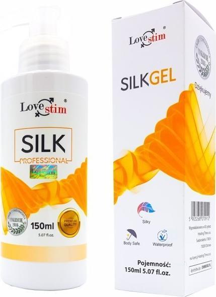 Love Stim LOVE STIM_Silk Profesionální hydratační intimní gel usnadňující pohlavní styk pro páry 150 ml