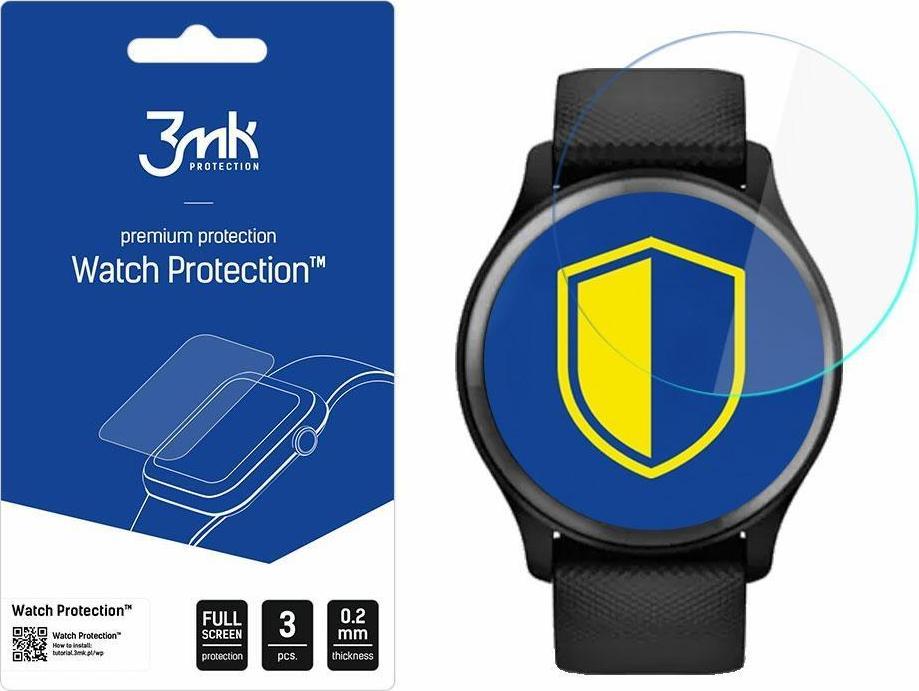 3MK 3MK ARC fólie Garmin Vivomove Sport celoobrazovková fólie
