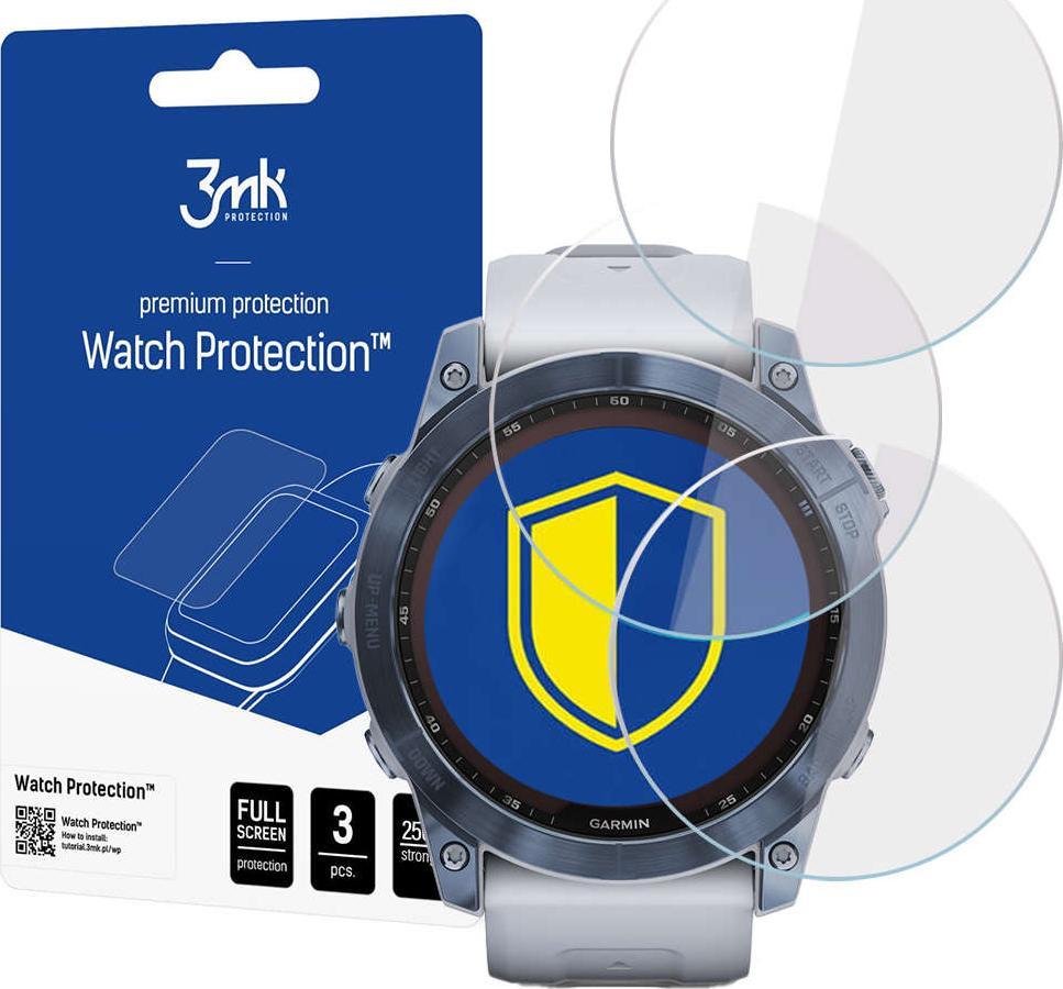 3mk hybridní sklo Watch pro Garmin Fenix 7 (3ks)