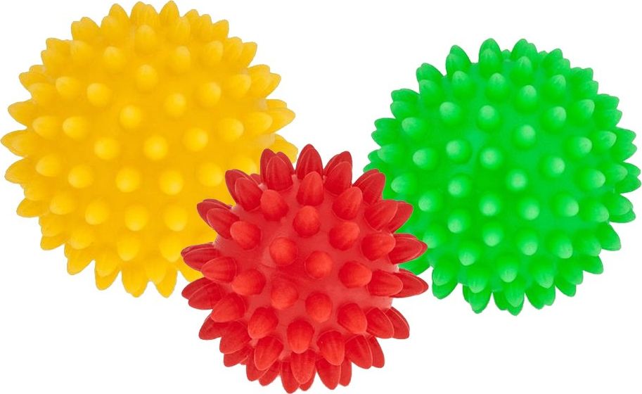 Masážne loptičky Tullo Hedgehogs AM, 3 kusy