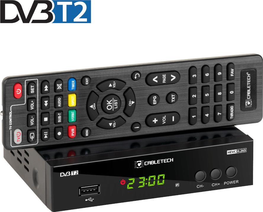 Tuner DVB-T2/C HEVC H.265