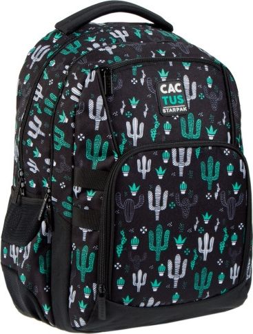 Školský batoh Starpak Cactus, čierny