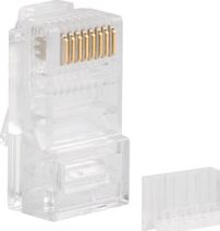 Lanberg Sieťová zástrčka RJ45 (8P8C) CAT.6 UTP (20 KS) PRE LINE A PRE DRÔT