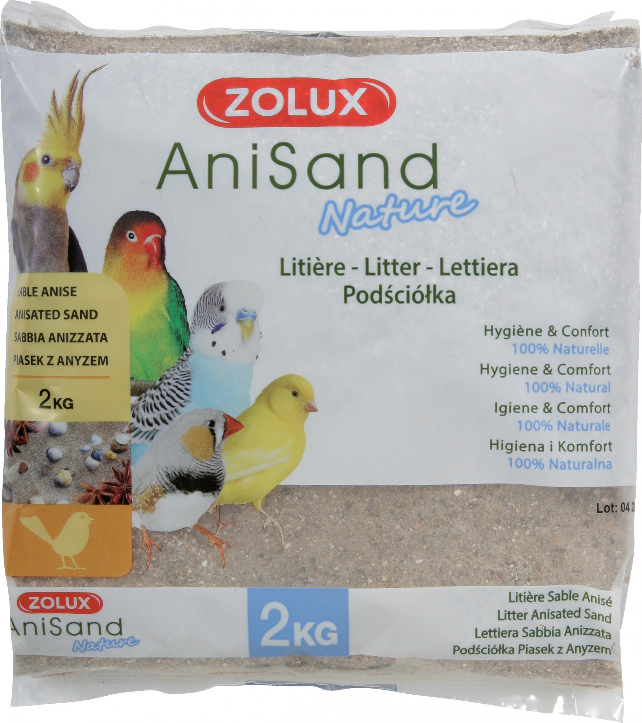 Zolux ZOLUX Písek s anýzem AniSand Nature 2 kg