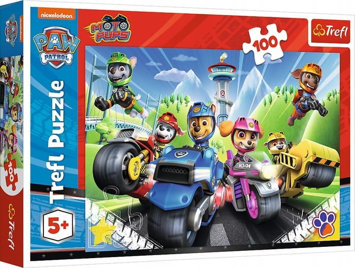 Puzzle 100 prvkov psy hliadka na motorkách