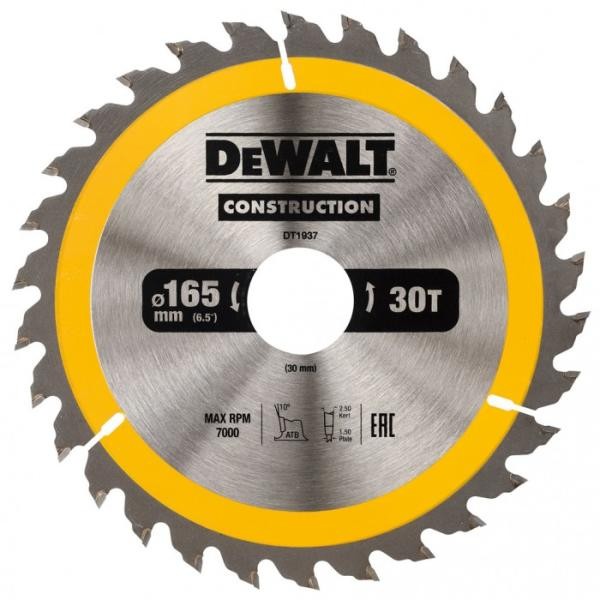 Dewalt Kotoučová pila 165x30mmx18z (DT1936-QZ)