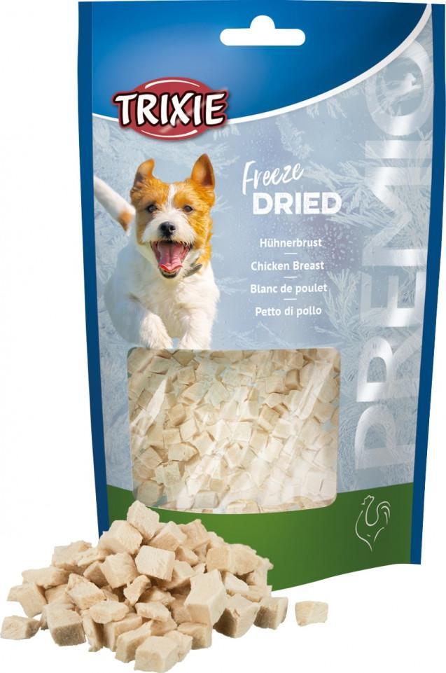 Trixie PREMIO Kuřecí prsa sušená mrazem, psí pochoutka, 50 g, sušená mrazem