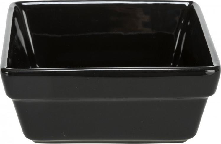 Trixie keramická miska pre TX-24821, čierna, 0,4 l/13 × 6 × 13 cm