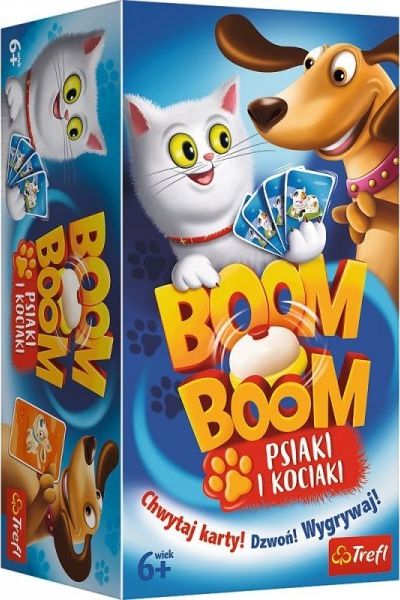 Stolní hra Trefl Boom Boom Dogs and Kittens