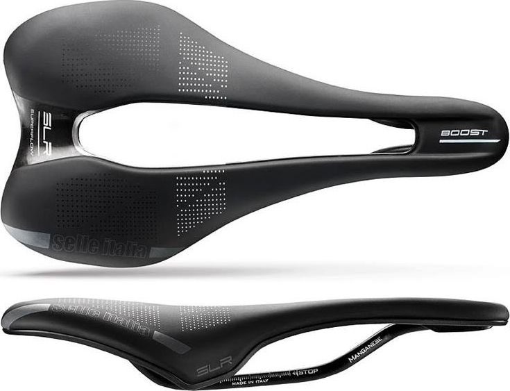 Sedlo Selle Italia SELLE ITALIA SLR BOOST TM SUPERFLOW L (id match - L3) manganová trubka 7, duro-tek, soft touch, černá (NOVINKA)