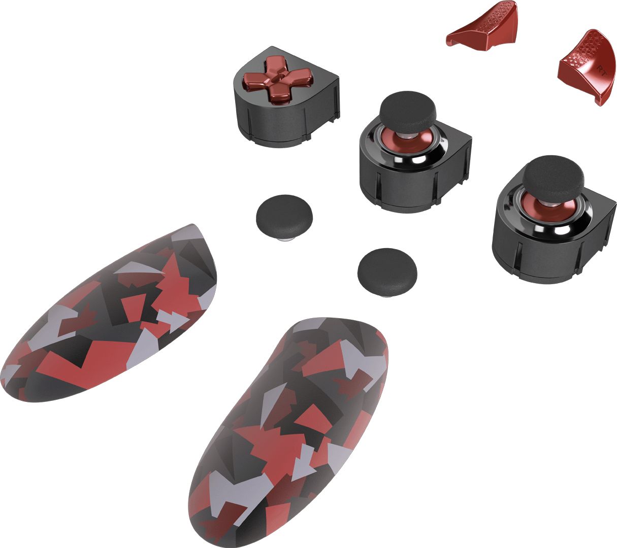 Thrustmaster eSwap X RED COLOR pack, 7 modulů pro eSwap X, pro PC a Xbox Series X/S (4460228)