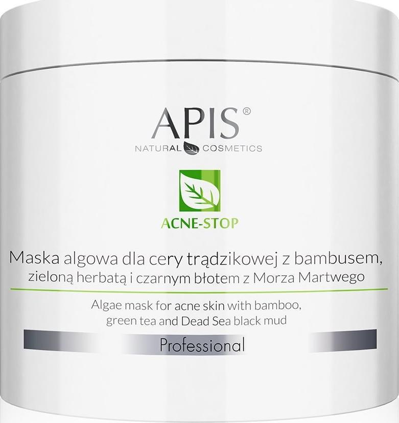 APIS APIS_Acne-Stop Algae Mask maska z řas pro aknózní pleť s bambusem a zeleným čajem 200g