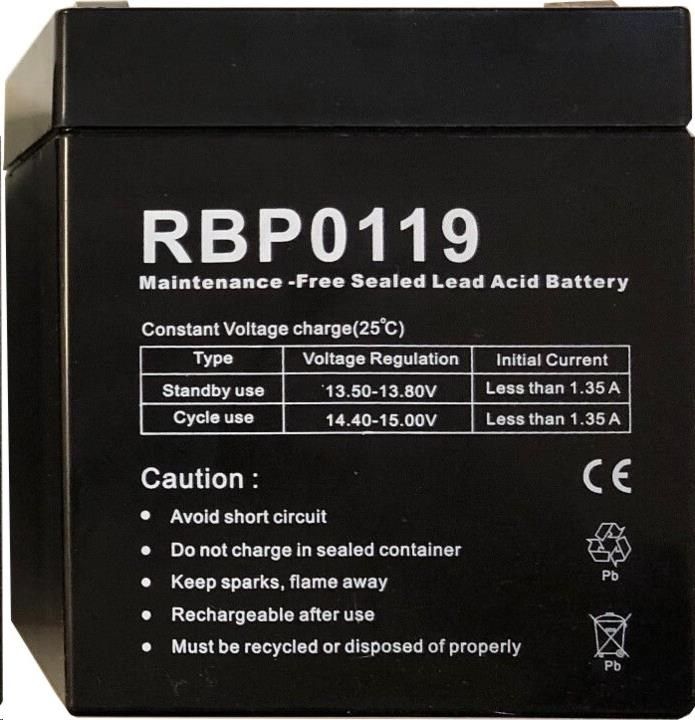 CyberPower náhradní baterie, 12V / 5 Ah