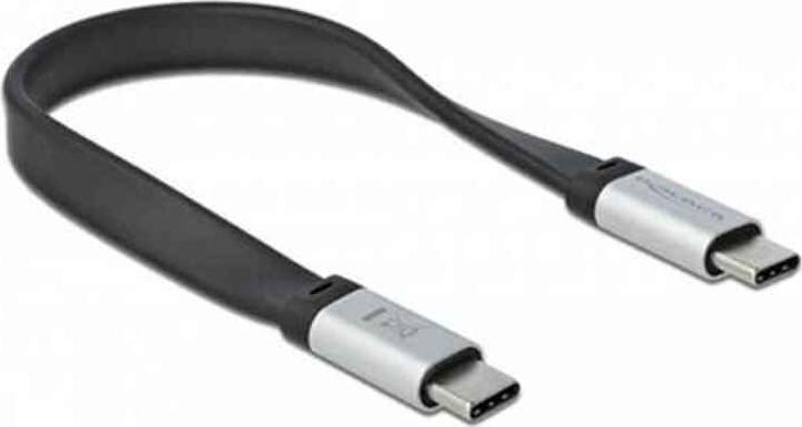 Delock USB 3.2 Gen 2, FPC plochý stuhový kábel, USB Type-C na USB Type-C, 22 cm, PD 3 A E-Marker