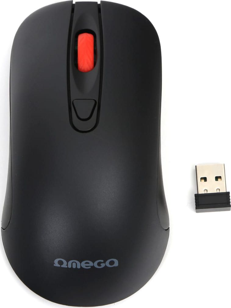 OMEGA bezdrátová myš OM-520, 1000DPI - 1600DPI, černá