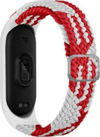 Beline Beline Mi Band 3/4 Textile Red/White Red/White