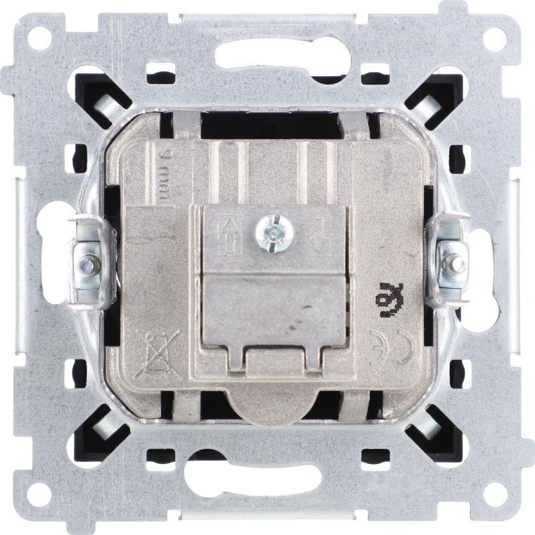 Kontaktní simon Simon 54 R-TV Anténa (modul) Potlačení televize a R 10 dB Black Mat DAP10.01/49