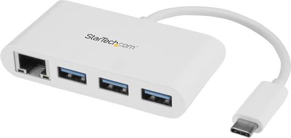 Hub USB StartEch 1x RJ-45 + 3x USB-A 3.0 (HB30C3A1GEA)