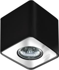 Stropní svítidlo Azzardo Azzardo Nino 1 AZ0736 FH31431S Stropní svítidlo Plafon 1x50W GU10 černá / chrom + LED žárovka za 1 PLN ZDARMA!