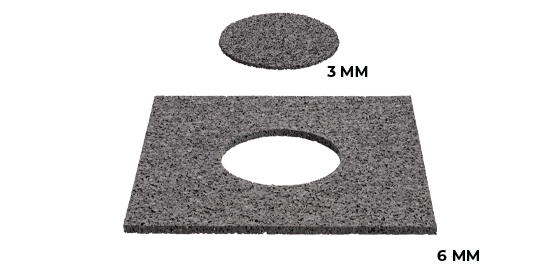 Podložka Buzon U-PAD-GROUND 200 x 200 x 6 mm