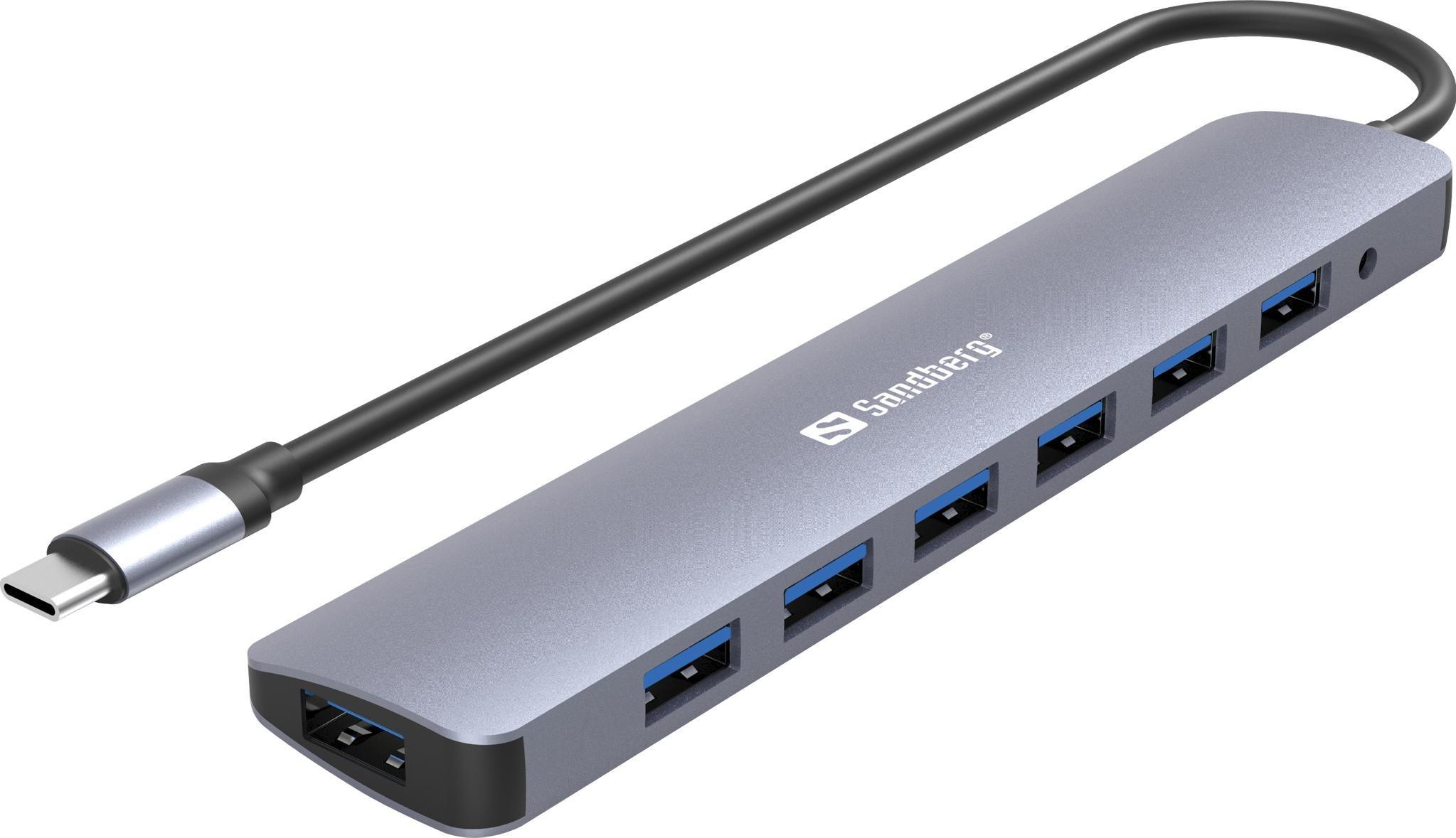 HUB USB Sandberg 7x USB-A 3.0 (136-40)