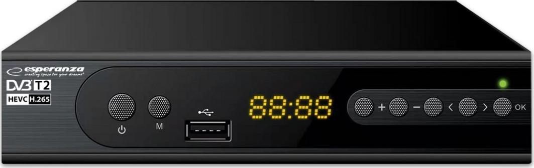 Esperanza EV106R Digital DVB-T2 H.265/HEVC prijímač