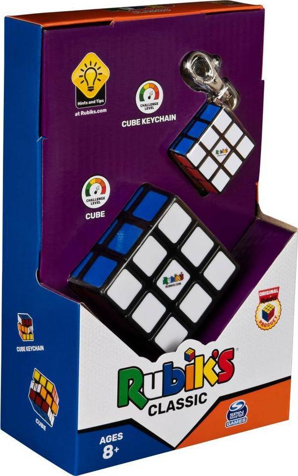 Spin Master Rubikova kostka 3x3 a klíčenka. Sada Rubik s Classic 6064011 Spin Master