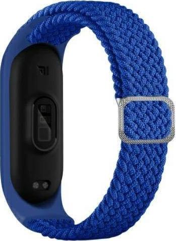 Beline Mi Band 5/6 Textilní pásek modro/modrý