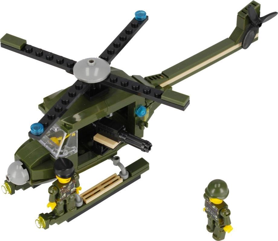 ALLEBLOX Klocki Militaria 3v1 vrtulník 170 prvků Alleblox AB3033