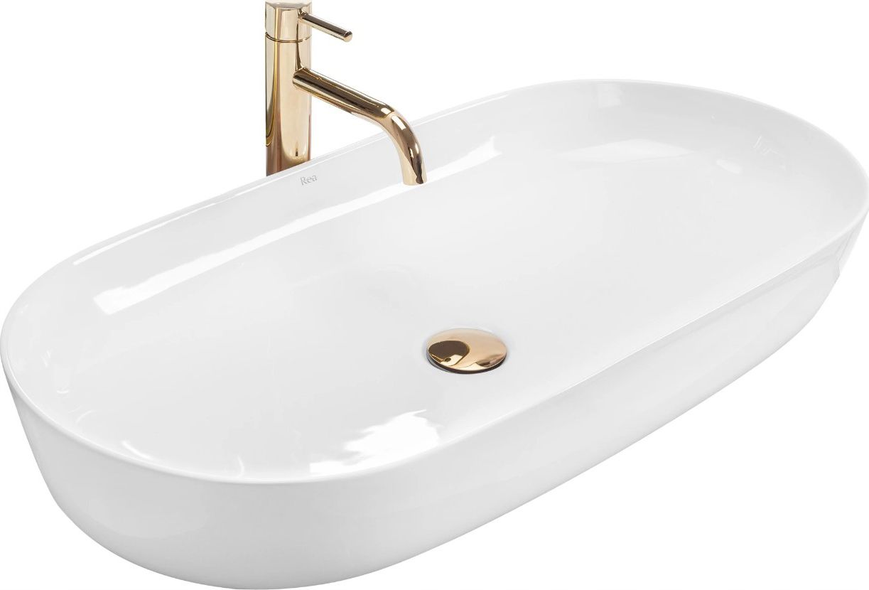 Rea Washbasin Cleo White keramic Washbasin 40x80 cm Rea