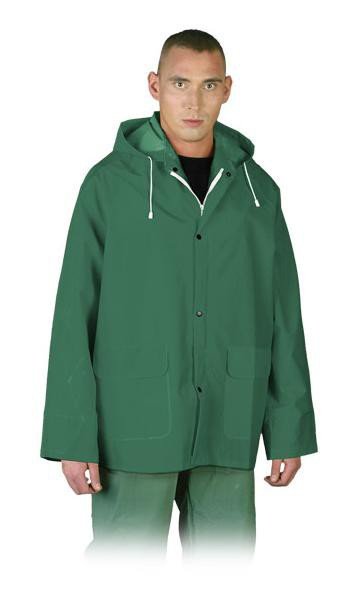 Bunda Reis Rain s kapucí XL zelená