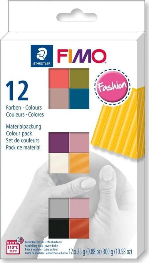 Staedtler Fimo Soft 12x25g Módní barvy
