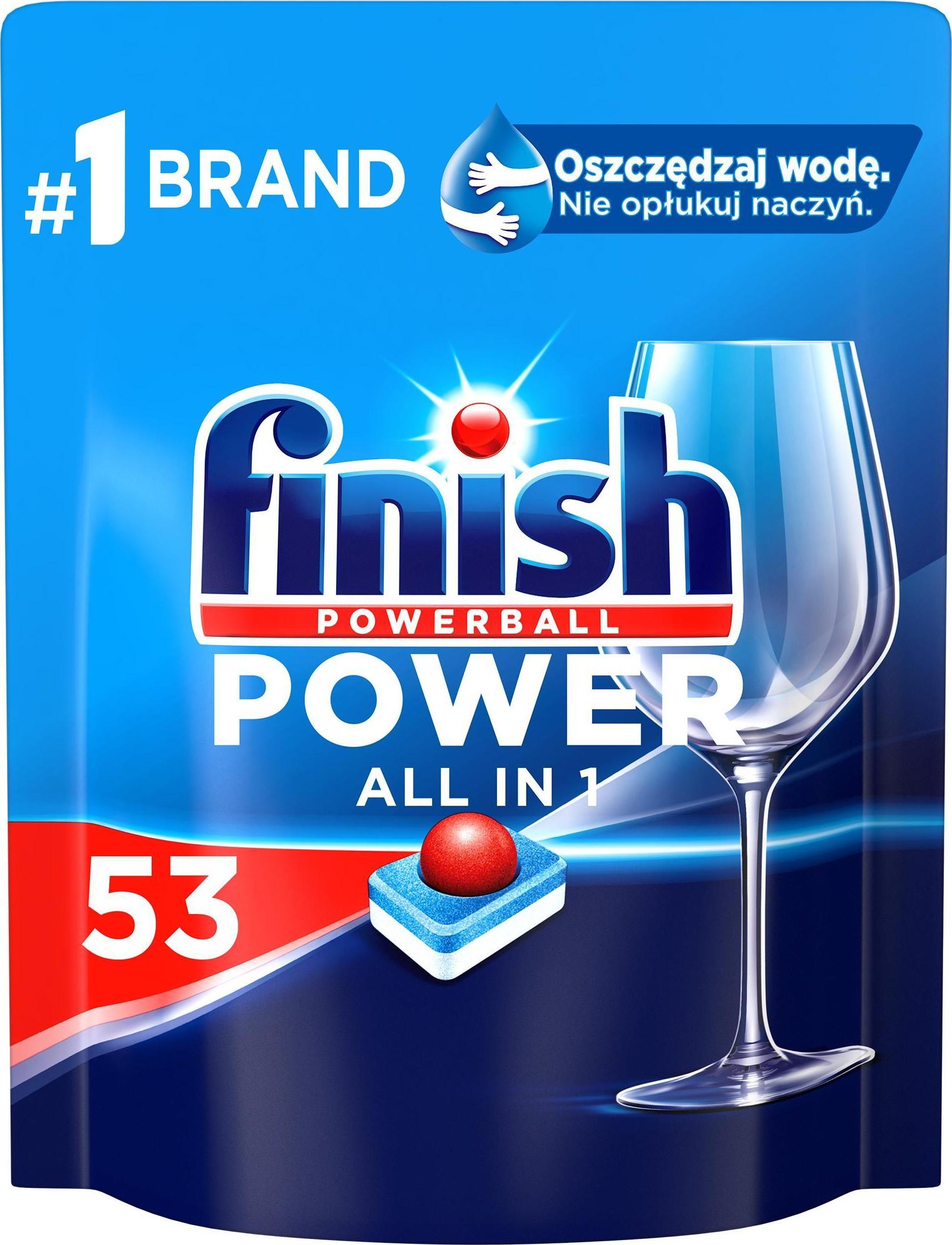 Dokončiť FINISH Power All-in-1 tablety 53 čerstvých