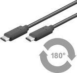 MicroConnect USB kabel USB-C – USB-C 2 m černý (USB3.1CC2)