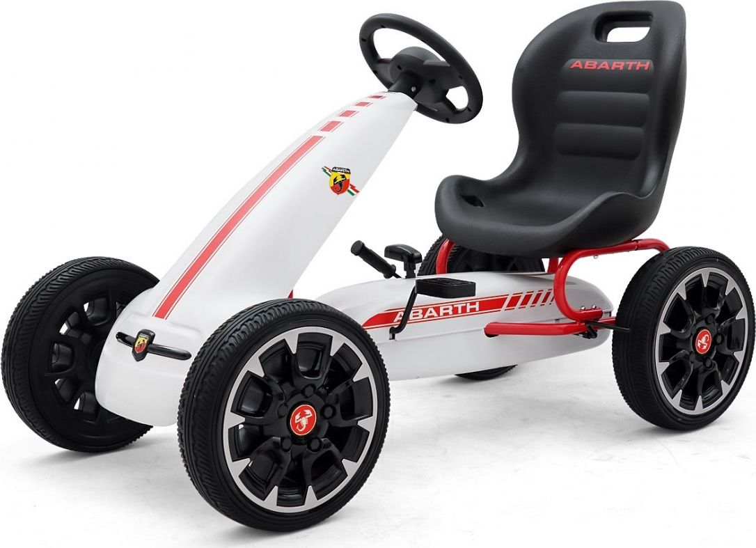 Milly Mally Milly Mally Abarth White šliapací motokára