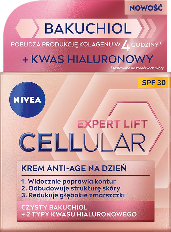 Nivea Cellular Expert Lift Bakuchiol noční krém proti stárnutí 50 ml