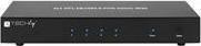 Techly Techly KVM Switch Switch, 4 port, zobrazovací port 1.2