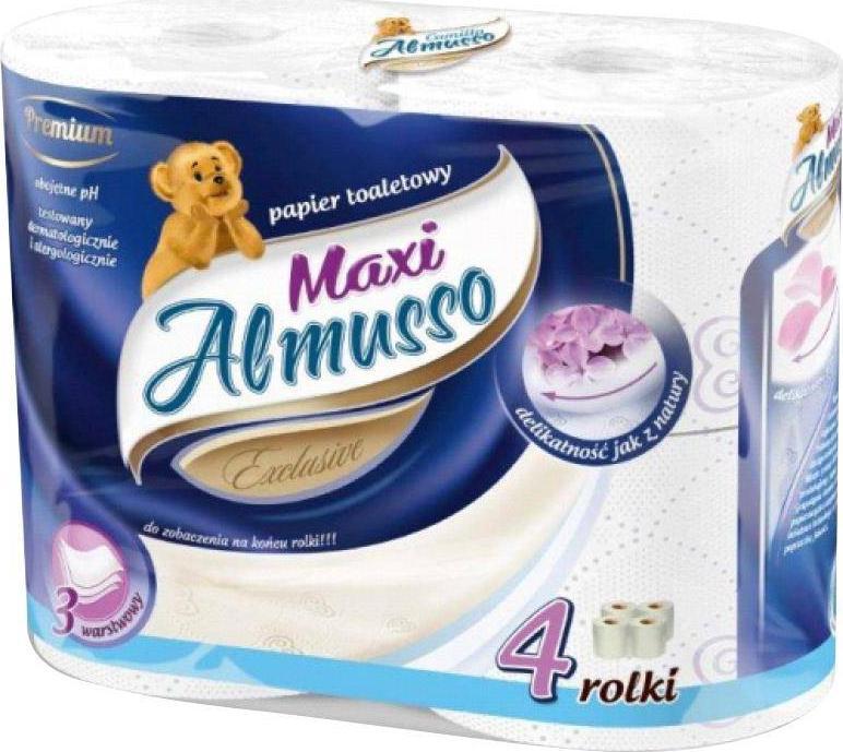 Almusso Maxi toaletný papier 3 vrstvový 4 ks.