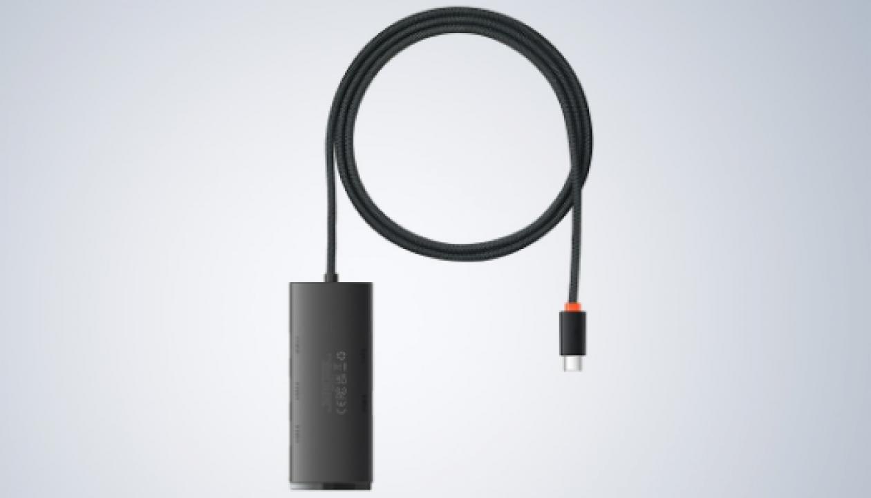 Baseus Lite Series USB HUB 1x USB-C + 4x USB-A 3.0 (WKQX030401)