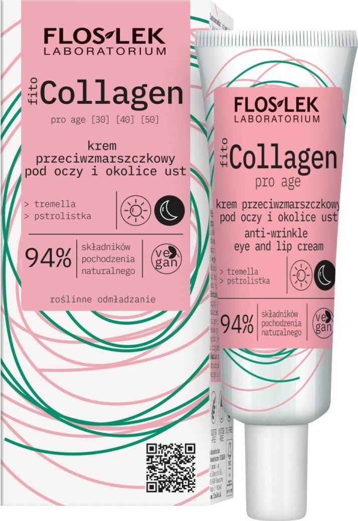 FLOSLEK FLOSLEK_Fito Collagen Anti-Wrinkle Eye and Lip Cream krém proti vráskám na oči a oblast úst 30ml