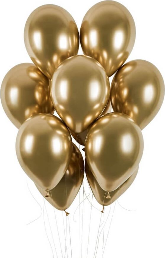 GMR Latex Golden Latex Balloons - 33 cm - 50 univerzálních počítačů