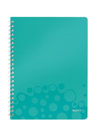 Blok Leitz WOW A4, PP, linka, ledově modrá