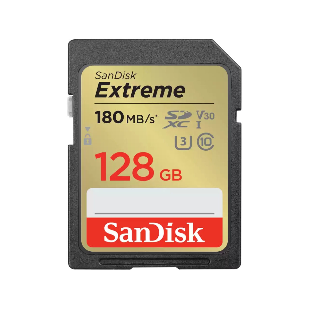 SanDisk SDXC karta 128GB Extreme (180 MB/s Class 10, UHS-I U3 V30)