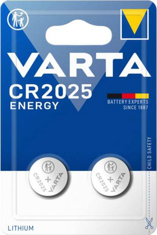 Varta Battery Energy CR2025 2 ks.