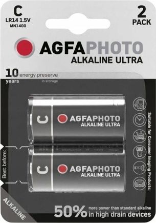 Agfa Batéria Ultra C/R14 2 ks.