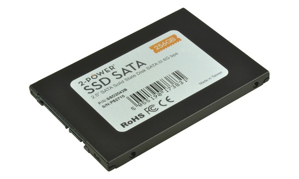 2-Power SSD 256GB 2.5  SATA III 6Gbps (Read 500MB/s, Write500MB/s) 3 YEARS WARANTY