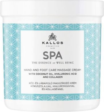 Kallos SPA Masážní krém Krém pro pečující masáž rukou a nohou 500 ml