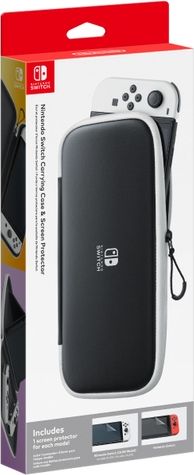 Pouzdro Nintendo Switch černé + ochranná fólie