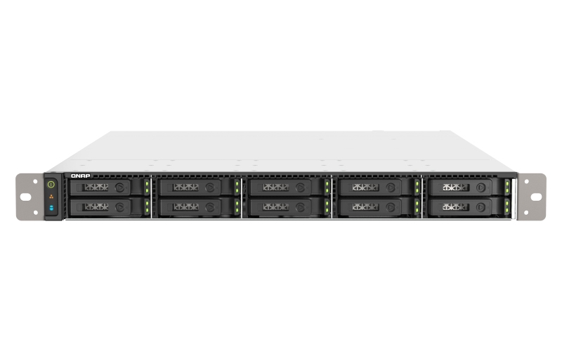 QNAP TS-h1090FU-7302P-128G (AMD EPYC, 128GB ECC RAM, 10x 2,5" U.2/SATA, 2x PCIe, 2x 2,5GbE, 2x25GbE)